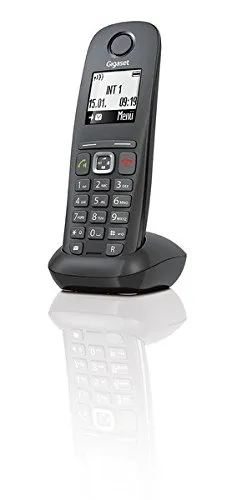 Gigaset A540 CAT anthrazit/schwarz - Schnurloses Festnetztelefon - Festnetztelefon mit Mobilteil, ergonomisches Design und lange Akkulaufzeit für höchsten Komfort im Alltag.
