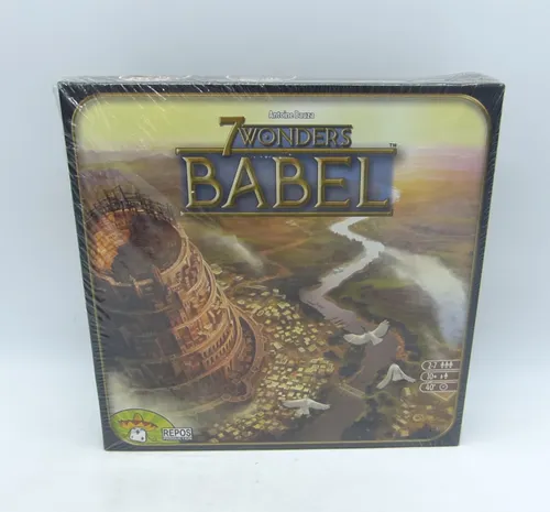 7 Wonders - Babel (Erweiterung) - Brettspiel-Erweiterung mit zwei neuen Spielmechaniken; errichte den Turm zu Babel und erlebe ständig wechselnde Regeln für noch mehr strategische Tiefe.