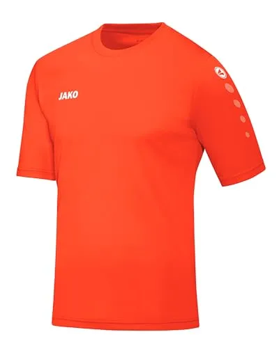 JAKO Herren Team (Kurzarm) Fußballtrikots, Flame, 116 EU