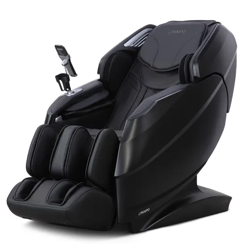 Naipo 3D Massagesessel R50 weiß - High-End Massagestuhl mit Wärmefunktion - Massagesessel für erstklassige Entspannung, bietet 18 Programme und präzise 3D-Massage für tiefgehende Entspannung. Ideal für Zuhause, Büros und Wellnessbereiche.