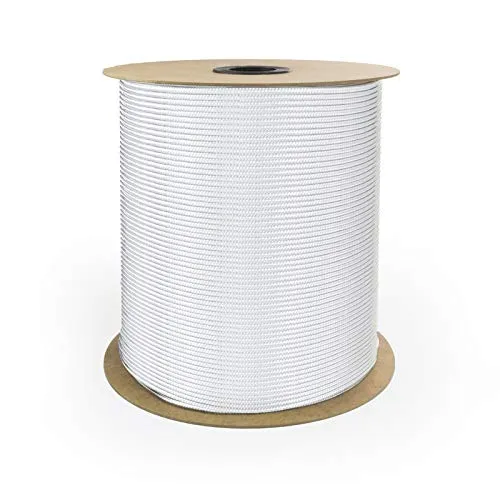 DQ-PP POLYPROPYLENSEIL – 4mm – 20m – Weiss – Traglast bis 180 kg Flechtleine Textilseil Schnur Rope Kordel Kunststoffseil geflochten