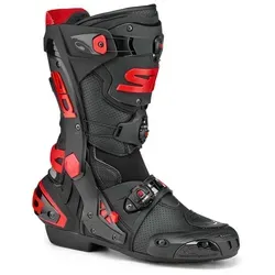 Sidi Rex Air Motorrad Stiefel, schwarz-rot, Größe 39 - Motorradstiefel mit Tecno-3 Druckverschluss-System und Belüftungssystem für optimalen Komfort und Sicherheit beim Fahren.