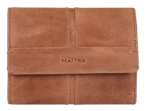 Maître Geldbörse Birkenfeld mit RFID-Blocker - Elegante Geldbörse aus 100% Rindsleder mit RFID-Blocker-Schutz, ideal für stilvolle Damen. Kompakt und praktisch für den täglichen Gebrauch.
