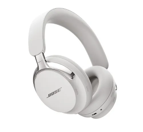 BOSE QuietComfort Ultra (2. Gen.) kabellose Noise-Cancelling Over-ear Kopfhörer White - Kopfhörer mit fortschrittlichem Noise-Cancelling und 360-Grad-Sound für ein immersives Hörerlebnis. Perfekt für Ruhe und Komfort, ideal für Reisen und Büro.