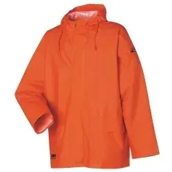 Helly-Hansen Arbeitsjacke Mandal, wasserdicht, orange, Größe L - Funktionsjacke für Herren und Damen, strapazierfähig und winddicht mit einer Wassersäule von 20.000mm – ideal für alle Wetterbedingungen.