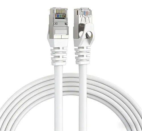 Elfcam Cat 7 LAN Netzwerkkabel 15m - Ultra-Schnell & Störungsfrei - Hochwertiges 15m RJ45 Cat 7 Ethernet-Kabel mit 10 Gbps und 600 MHz. Ideal für Gaming, Homeoffice und UHD-Streaming. Flexibel verlegbar und perfekt für anspruchsvolle Netzwerkanforderungen.