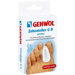 Gehwol Zehenteiler G mittel 3 St - Bandagen für eine perfekte Zehenkorrektur, schmerzlindern und komfortabel, ideal für die Fußgesundheit.
