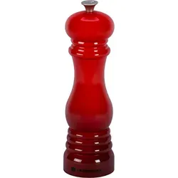 LE CREUSET Salzmühle kirschrot - Eleganter Küchenhelfer - Küchenhelfer: Stilvolle Salzmühle in Kirschrot mit robustem Keramikmahlwerk, ideal für geschmackvolle Akzente auf Ihrem Esstisch.