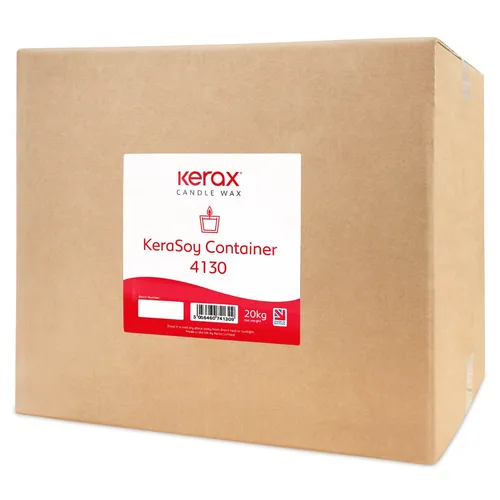 Sojawachs Kerasoy 4130 für Behälterkerzen – 20 kg Premium Kerzenwachs - Hochwertiges Sojawachs in Pellets für gleichmäßiges Gießen von Kerzen. Ideal für kreative Projekte und umweltfreundliche Kerzenherstellung. Zertifizierte Qualität aus Großbritannien.