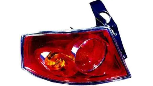 HINTERES LICHT Links ohne Lampenfassung Ambar Red Exterior 6L6945111