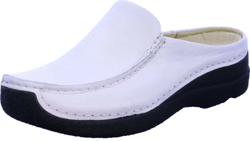 Wolky Seamy Slide Clog - Bequemer Damenpantoletten in Weiß, Größe 42 - Wolky Seamy Slide – Komfortabler Clog für jeden Tag. Ideal für Haus und Garten, mit herausnehmbarem Fußbett und optimaler Abrollfunktion für entspanntes Gehen.