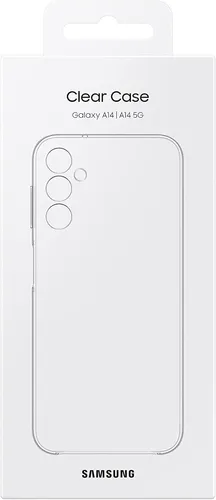 Samsung Clear Case für Galaxy A14 LTE 5G - Transparentes, schlankes Backcover, kratzfest und mit Anti-Vergilbungs-Beschichtung für minimalistischen Schutz