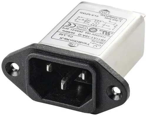 TRU COMPONENTS TC-10101440 Netzfilter mit Kaltgerätebuchse 250 V/AC 10A 0.3 mH (L x B x H) 58 x 50 x 22.8mm 1St.