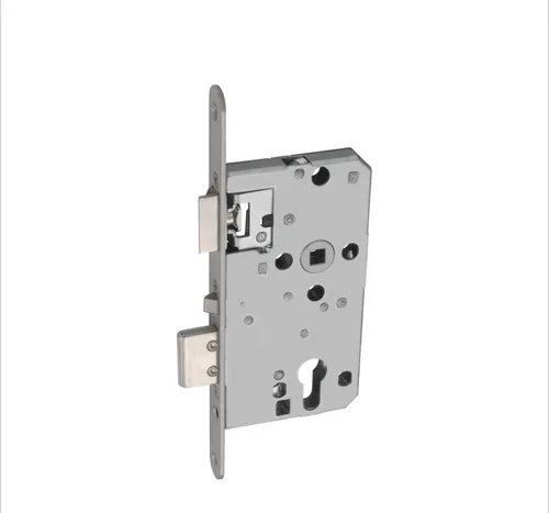 ABUS Einsteckschloss TKZ40 - Edelstahl, automatisch verriegelnd für Wohnungs-Abschlusstüren, mit Anti-Panik-Funktion und robustem Stahlriegel
