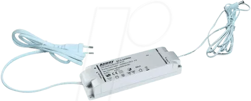 HEITRONIC MECANO MICANO Netzteil 24V DC 60W - Zubehör für Leuchten: 60W Netzteil für HEITRONIC MECANO/MICANO LED Leisten. Ideal für stabilen Betrieb, mit 1,4m Anschlusskabel und 1,8m Verbindungskabel.