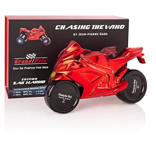 Chasing the Wind Grand Prix San Marino - 30 ml Day & 50 ml Night - Erlebe das perfekte Duftduo für Tag und Nacht. Chasing the Wind San Marino bietet einen erfrischenden Tagesduft und einen warmen Nachtduft – ideal für stilbewusste Männer.