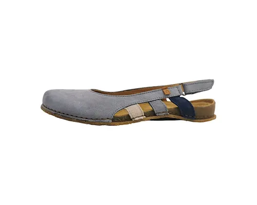 El Naturalista Damen Klassische Sandalen PANGLAO - Wanderschuhe mit bequemem Glattleder-Obermaterial und umweltfreundlicher Gummisohle, perfekt für entspannte Sommertage.