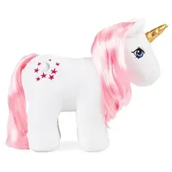 My Little Pony Moondancer Plüsch 40. Jubiläum - Stofftier & Teddybär: Retro-Pferd zum 40. Jubiläum, ideal für Sammler und Kinder ab 3 Jahren, mit glänzendem Haar und Zubehör für kreatives Spielen.