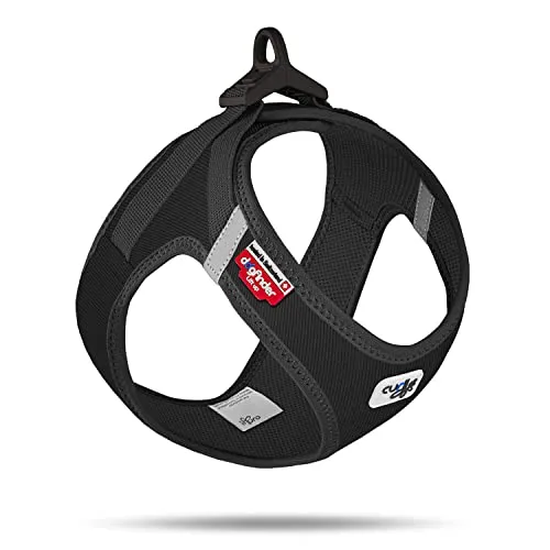 curli VEST HARNESS CORD Hundegeschirr M - Weiteres Autozubehör: Ergonomische Passform für kleine bis mittelgroße Hunde, aus luftdurchlässigem Air-Mesh und robustem Cord-Material, mit sicherer curli clasp-Schnalle und reflektierenden Streifen.