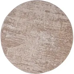 OTTO home Teppich Ariano, Vintage Design, rund, Ø 190 cm - Runder Teppich im Vintage Design mit Hoch-Tief-Struktur und schmutzabweisenden Eigenschaften. Ideal für Wohnzimmer und Schlafzimmer, sorgt für ein gemütliches Ambiente.