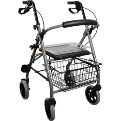 Leichtgewichtrollator Gigo 2G - Behinderten-Bedarf mit nur 6,6 kg Eigengewicht, ideal für mühelose Mobilität und Komfort, inklusive Einhand-Faltmechanismus und praktischem Zubehör.