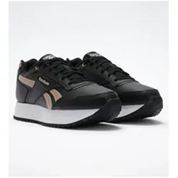 Reebok Classic GLIDE RIPPLE DOUBLE Sneaker schwarz 39 EU - Sportliche Sneaker in Größe 39, mit stylischem Design in BLACK/WHITE/ROSE GOLD, ideal für Freizeit und Sport mit leicht profiliertem Gummiprofil.
