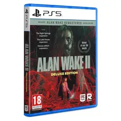 Alan Wake 2 Deluxe Edition für PlayStation 5 - Spiele: Aktion, Abenteuer, Horror. Erlebe die spannende Geschichte mit exklusiven Inhalten und Erweiterungen. Tauche in die düstere Welt von Alan Wake ein und kämpfe gegen die Dunkelheit!