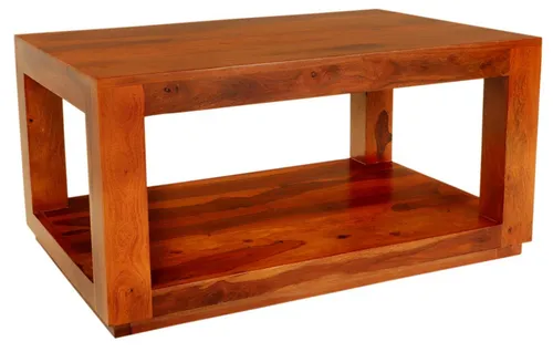 Konferenz-Tisch Tara 90x45x60 aus indischem Sheesham-Massivholz - Eleganter Couchtisch aus hochwertigem Sheesham-Massivholz, ideal für stilvolle Konferenzen und Meetings.