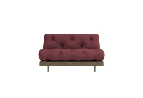 Karup Design Roots Schlafsofa – Vielseitiges Daybett in Bordeaux - Das Roots Schlafsofa von Karup Design vereint Funktionalität und Stil. Ideal für kleine Räume, verwandelt es sich schnell vom Sofa ins Bett. FSC-zertifiziertes Massivholz sorgt für Qualität und Nachhaltigkeit.
