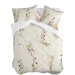Happy Friday Bettbezug Wild Flowers, Mehrfarbig, 140x200 cm, Oeko-Tex® - Verleihen Sie Ihrem Schlafzimmer mit dem stilvollen Bettbezug Wild Flowers einen Hauch von Eleganz. Hergestellt aus 100 % Baumwolle bietet er höchsten Komfort und einen praktischen Knopfverschluss. Ein ideales Accessoire für entspannte Nächte!