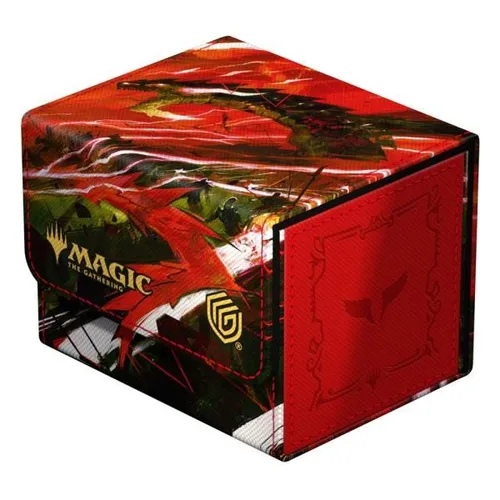 Ultimate Guard Sidewinder 100+ Xenoskin - Magic: The Gathering Tarkir: Dragonstorm - Sammelkarten-Box für bis zu 100 double-sleeved Karten, gefertigt aus robustem Xenoskin-Material mit starkem Magnetverschluss und stilvollem Design aus Tarkir: Dragonstorm.