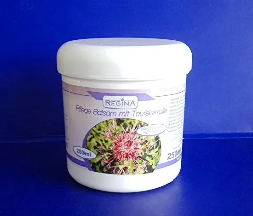 Regina Teufelskralle Aktiv-Balsam 1126 - 250 ml Dose - Geschirrspülmittel mit entspannender Wirkung, ideal nach körperlicher Beanspruchung; der Balsam eignet sich auch hervorragend für Massagen.