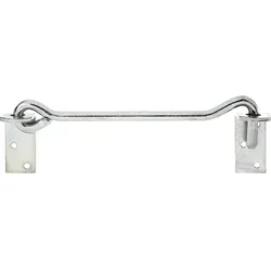 Sturmhaken mit Gegenplatte, 280 mm, ø 12 mm, Sendzimirverzinkt - Robuster Sturmhaken mit Gegenplatte für sichere Befestigung. Ideal für den Einsatz im Außenbereich, wetterbeständig und langlebig.