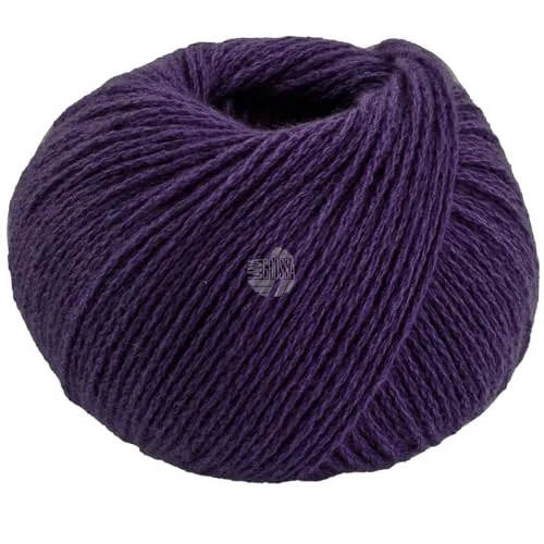 LANA GROSSA Cashmere Pure | Klassisch verzwirntes reines Kaschmirgarn | Handstrickgarn aus 100% Kaschmir | 25g Wolle zum Stricken & Häkeln | 115m Garn FB 23