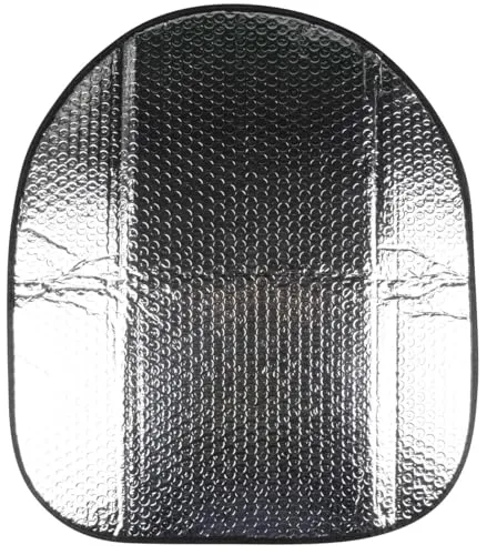 WALSER Autosonnenschutz Thermo Lenkradschutz, 1 Stück - Schützen Sie Ihr Lenkrad vor Hitze und UV-Strahlen mit dieser praktischen Thermo Lenkradhülle. Passend für die meisten Fahrzeuge mit einem Durchmesser von 42 cm. Einfach überziehen und optimalen Schutz genießen.