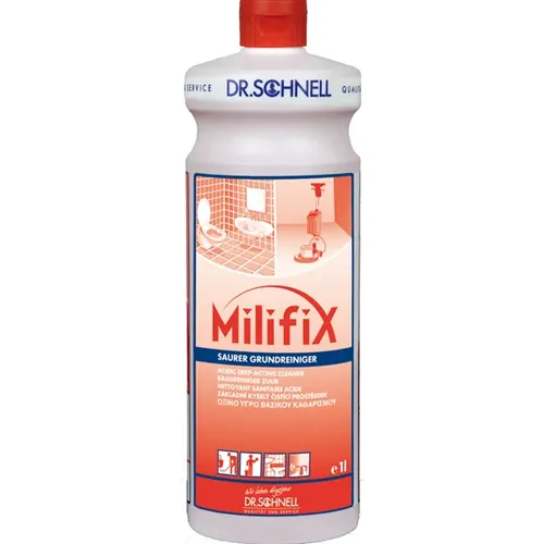 Dr. Schnell MILIFIX 1 L Sanitärreiniger stark Saurer Grundreiniger für die Industrie