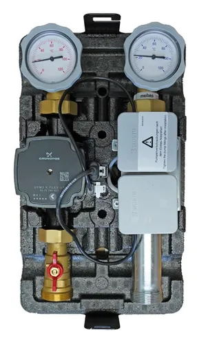 Glen Dimplex SEE Modul ungemischt MHU 25 Heizkreisverteiler - Heizkreisverteiler für effiziente Heizsysteme, max. Arbeitsdruck 6 bar, ideal für ungemischte Heizkreise, robustes Messing und Kunststoff für Langlebigkeit.