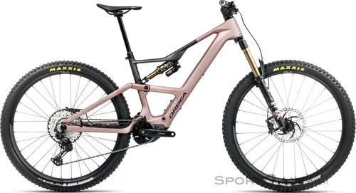 Orbea Rise LT M10 630W 2025 - Desert Rose - E-MTB für Trail-Shredder mit 160 mm Dämpfung, verbessertem Handling und EP8-Motor für ein unvergleichliches Fahrgefühl auf jedem Trail.
