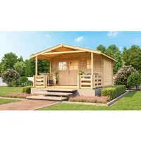 weka Gartenhaus 111 B Gr.2, 28 mm, VDT 200, DT, EF - Robustes Gartenhaus - Gartenhäuser, Geräteschuppen & Carports - Hochwertiges, 28 mm dickes Holz für optimale Stabilität und Langlebigkeit im Garten.