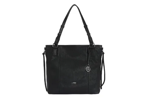 L. CREDI Handtasche - Handtasche aus strukturiertem, PETA-Approved Vegan Kunstleder, mit durchdachtem Innenleben und klaren Designakzenten für Ordnung und Stil.