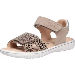 Superfit Sparkle beige (4010) 32 - Hochwertige Sandale für Mädchen, ideal für den Alltag. Mit nachhaltigem, chromfrei gegerbtem Leder und superweicher, flexibler PU-Sohle für optimalen Tragekomfort.
