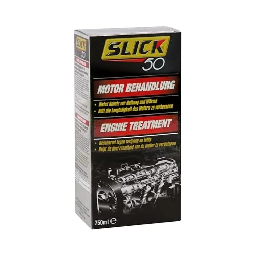Slick 50 Motorpflegemittel 750ml - Langzeitschutz für Motoren - Motoröladditive für optimalen Langzeitschutz und verbesserte Leistung Ihres Motors mit Slick 50.