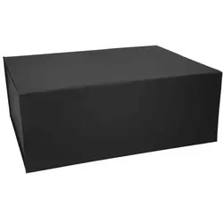 ideas in Boxes Geschenkbox Hochwertige Magnetbox mit Klappdeckel, Geschenkverpackung in verschiedenen Größen & Farben schwarz 40 cm x 30 cm x 15 cm