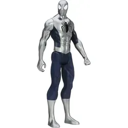 Spiderman gepanzert Silber Titan Held Figurka 30 cm