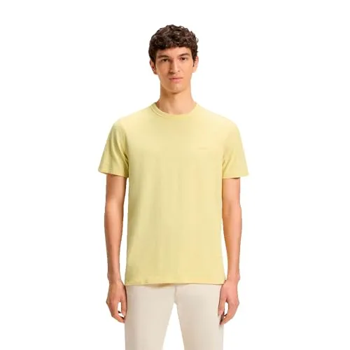 T-Shirt "Tegood" von BOSS ORANGE, Gr. M, Open Yellow751 - Herren-T-Shirt mit Rundhalsausschnitt, hüftlangem Schnitt und viel Bewegungsfreiheit dank dehnbarem Single Jersey. Ideal für lässige Outfits.