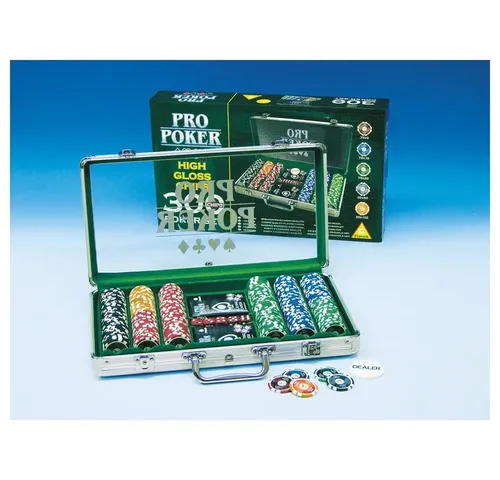 Piatnik 7903 - Poker Set mit 300 High Gloss Chips, langlebig und flexibel gestaltet für unvergessliche Pokerabende