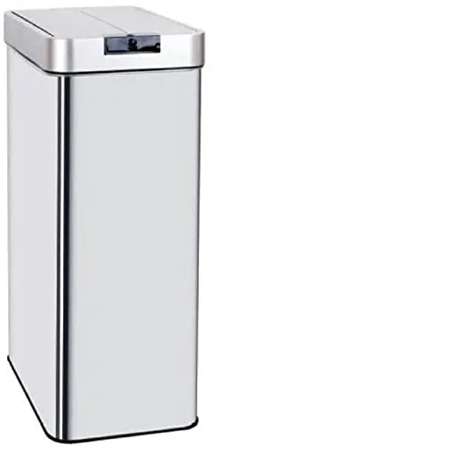 Kitchen Move Automatischer Abfalleimer 90 L SILVERLAKE - Hygienischer und moderner 90L Küchenabfalleimer mit Infrarotsensor für freihändige Bedienung. Ideal für Küche und Büro, aus rostfreiem Edelstahl mit elegantem Design.