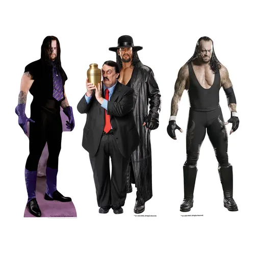 The Undertaker Wwe Regal Top Pappfiguren Packung 3 Mini Standees 31cm Hoch