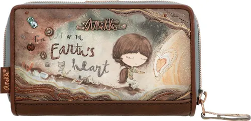 Anekke Core RFID Wallet Multicolor Geldbörse - Stylische Portemonnaie mit RFID-Schutz, ideal für sicheres Aufbewahren von Karten und Geld. Mit praktischem Ausweisetui und großzügiger Fächeraufteilung.