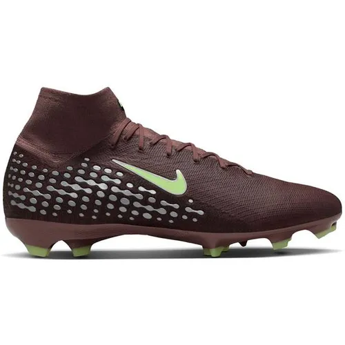 Nike Performance Fußballschuh braun/silber 44 EU - Hochwertiger Fußballschuh in Größe 44, ideal für Naturrasen. Mit Flyknit-Obermaterial für optimale Ballkontrolle und Komfort während des Spiels.